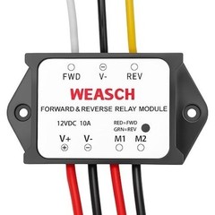 Forward and Reverse Relay Module, 12V 10A Pre-Wired with LED Light, for Motor/Li