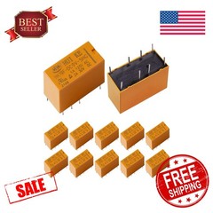 ABXLNIU DPDT Relay 9V Coil 8 Pin PCB Power Relay 12 Pcs