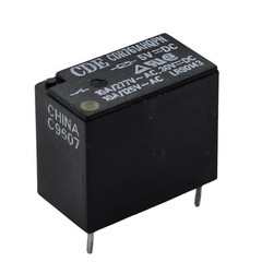 CDE 5V DC 10A Amp SPST Relay (0.72″ Long x 0.40″ Wide x 0.60″ High)