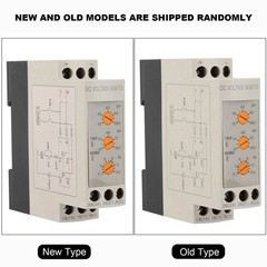 DC 48V DVRD Over Voltage And Under Voltage Protection Relay DC Voltage Monitor