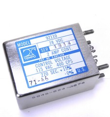 28VDC Electromagnetic Aircraft Relay 2 Amp, 115VAC, 400Hz Tempo 92110 NEW