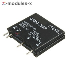 1-10x G3MB-202P DC-AC PCB SSR In 12VDC AC 2A Out 240V Solid State Relay Module