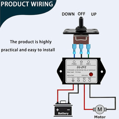 DC12 V Forward/Reverse Relay Module,Linear Actuator Forward/Reverse Relay Module