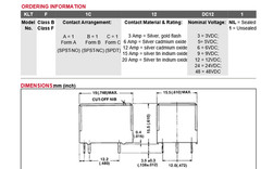 QTY (6) KLT1A15DC48 HASCO 48V 15A SPDT 1 FORM A RELAYS
