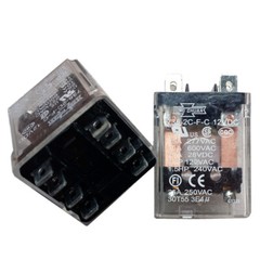 2Pcs SONG CHUAN 735-2C-F-C 12VDC Power Relay 25A 277VAC 8Pins