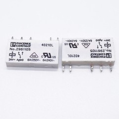 50Pcs NO.2961105 For Phoenix Contact Power Relay 6A 250VAC 24VDC 5 Pins