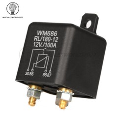 12V/24V 100A/200A 4Pin Automotive Relay Normally Open Switch Relay For Car Boat