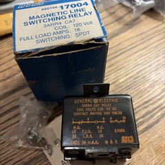 *NOS* Mars Magnetic Line Switching Relay – 3ARR4CA7 – 120V Coil 18A Made in USA