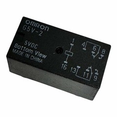 G5V-2-DC5 Omron PCB Miniature Relay 5Vdc DPDT