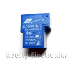 NEW 30A RELAY SONGLE – model: SLA-24VDC-SL-C