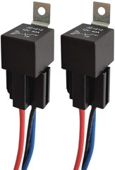 JD1912 Car Relay Harness 12V 40A 4 Pin SPST Harness Sockets with Wires