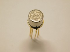 Teledyne 712-5 50 Ohm 5V 1A @ 28VDC DPDT Non-Latching TO-5 Relay