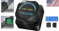 Automatic Voltage Sensitive Relay 140A for Dual Battery Systems – All-in-One Kit