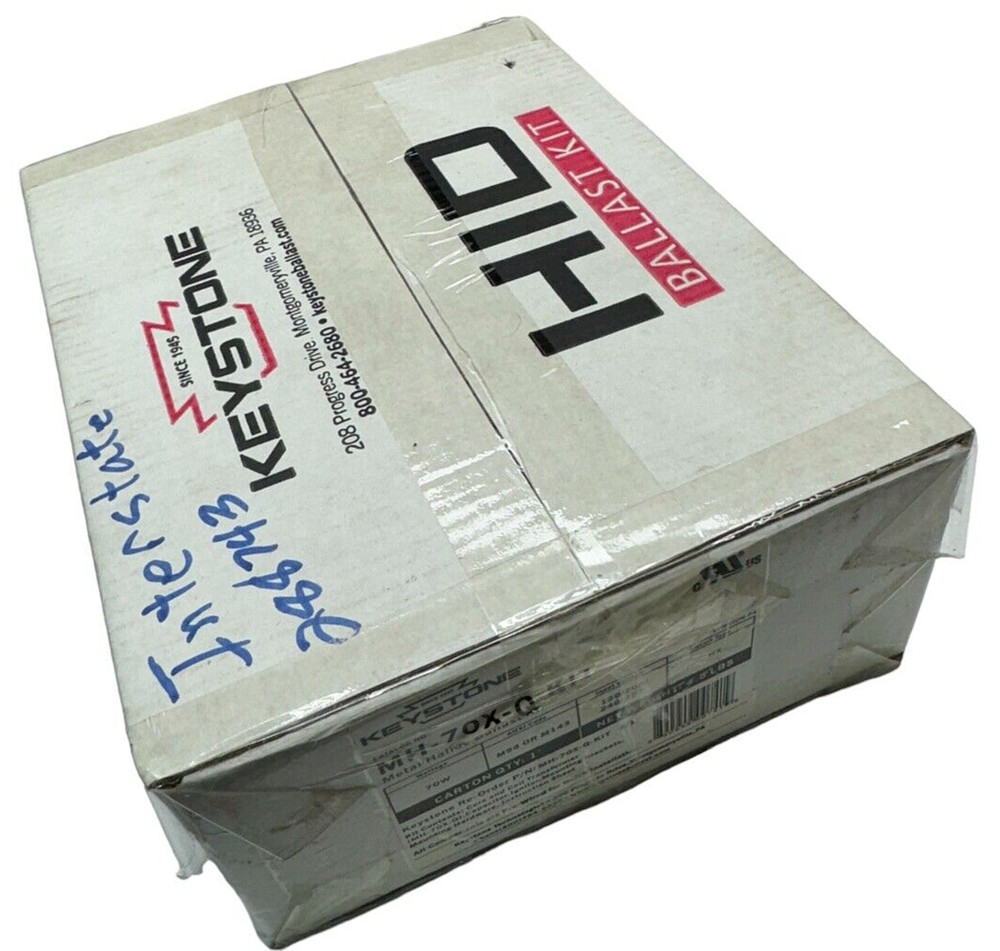 Keystone MH-70X-Q-KIT-3/1 Metal Halide Ballast Kit, 70W Core & Coil Transformer