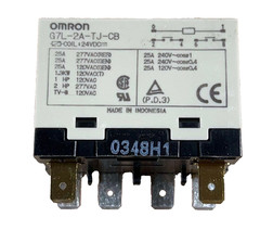 Omron Relay G7L-2A-TJ-CB 24VDC DPDT 25A Coil Industrial Control Relay