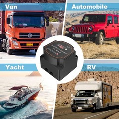 Split Charge Relay 12V 140 Amp Smart Dual Battery Isolator Manual/Auto Modes …