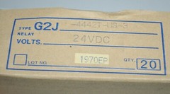 NEW Omron G2J-4442T-US-3 All Purpose Relay (24VDC Coil, 20A, 120VAC)