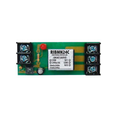 Functional Devices RIBMN24C Pilot Relay, 15 Amp SPDT, 24 Vac/dc Coil, 2.75â€³ Tr