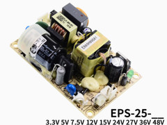 1PC NEW MEAN WELL Power supply EPS-25-3.3/5/7.5/12/15/24/27/36/48V 25W #LL