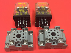 Square-D – 8501 – KP12V20 – Relay w/Base – LOT OF (2)