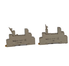 Lot of 2: 1276C Relay Base Sockets 10A, 250V, Unbranded, but like Omron P2RF