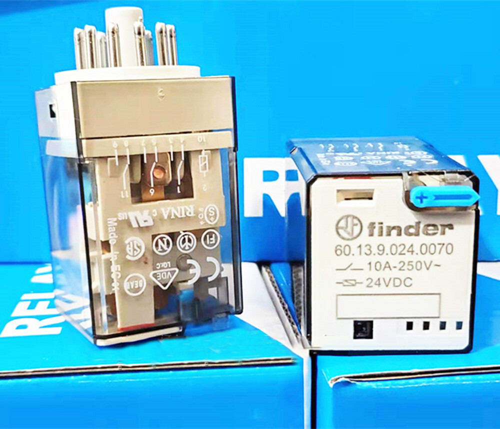 1PC Finder Relay 60.13.9.024.0070 24VDC Power Relay 10A 250V 11 pins