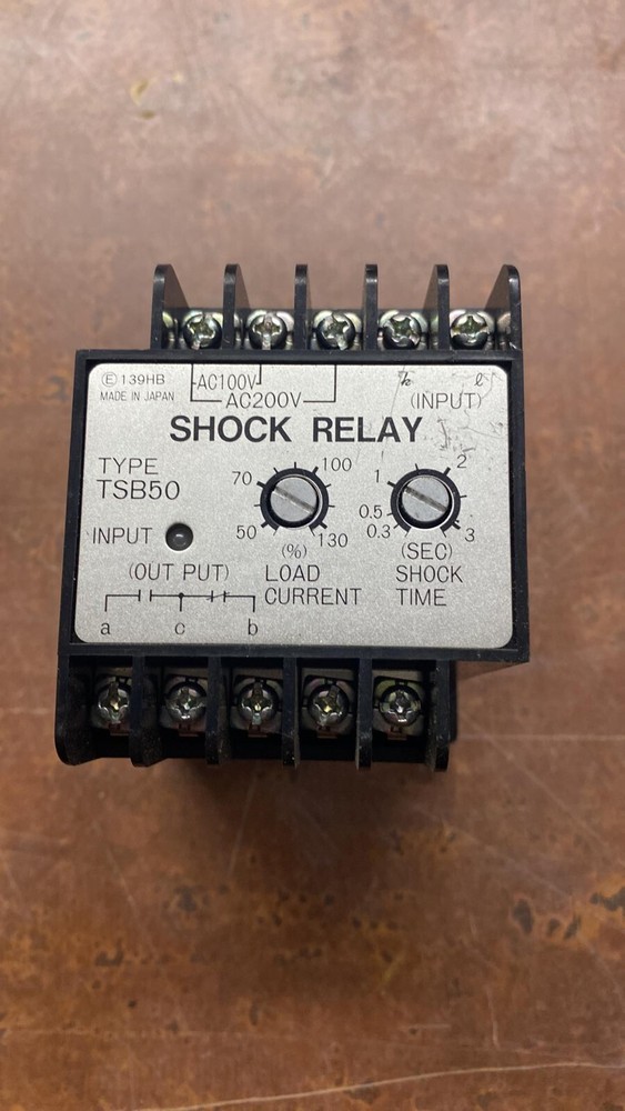 Tsubaki Emerson Shock Relay Industrial TSB50, AC100/110V-AC200/220V