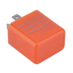 2 Pin Speed Adjustable LED Flasher Relay Motorcycle Turn Signal Indicator