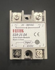 SSR-25DA Solid State Relay Module 25A/250V DC 3-32V Input AC 24-380V Output