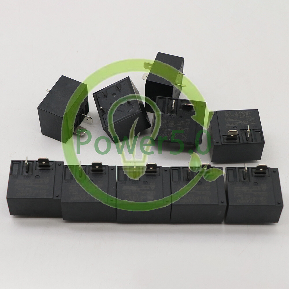 (10PCS) HJQ-15F-2-S-H 12VDC Power Relay 4Pin 25A 240VAC~