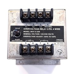 Wilmar WOV-3-208 Overvoltage Relay 3 Phase 120/208V
