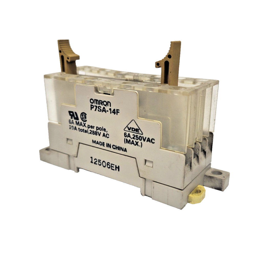 OMRON RELAY SOCKET P7SA-14F DIN RAIL/SURFACE MOUNTING 14 PIN SCREW TERMINALS