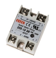 24V-380V 10A 250V SSR-10 DA Solid State Relay Module 3-32V DC To AC