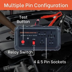 Automotive Relay Tester With Relay Puller – 12V Auto Relay Diagnostic Tool, C…