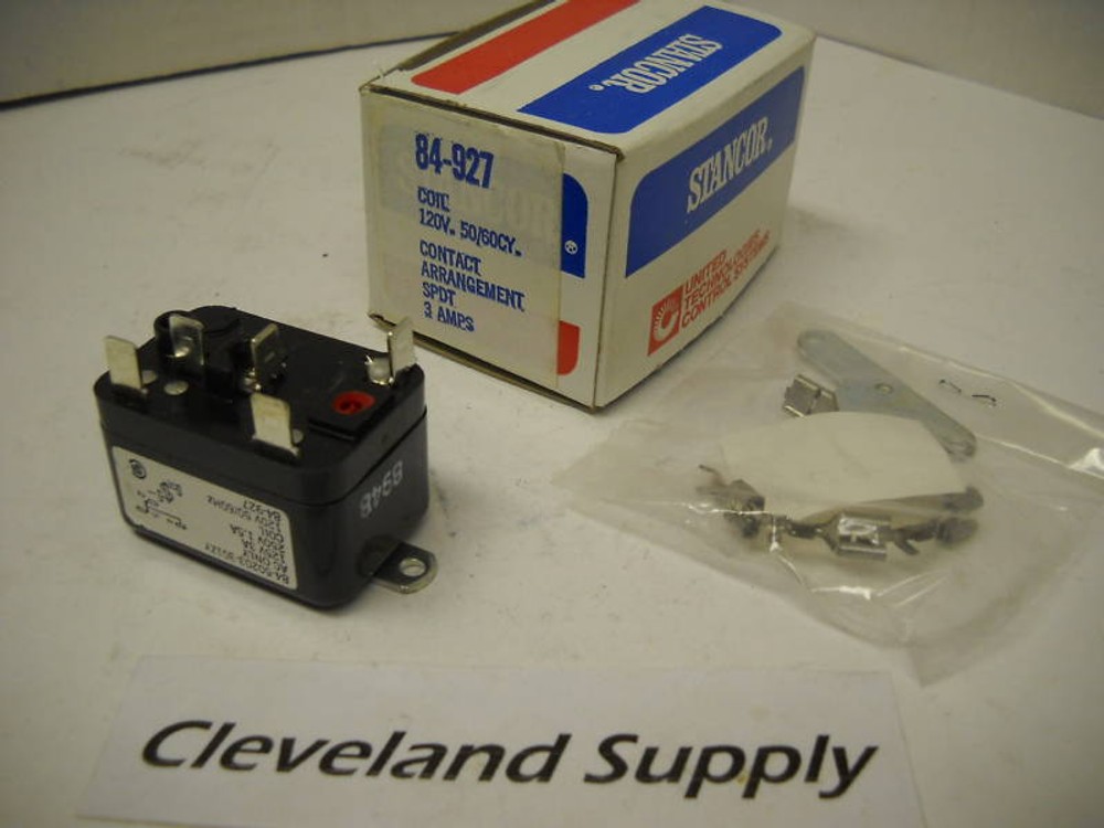 STANCOR 84-927 RELAY 125VAC-3A 250VAC-1.5A 120V COIL NEW CONDITION IN BOX