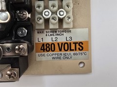 Taylor PND-480 Phase Failure 30A 480V Time Delay 1.5 Seconds 3PH Made In USA