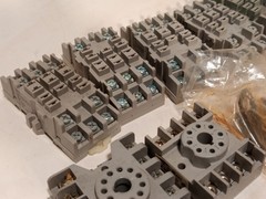 Assorted Lot of 28 Various Relay Sockets Incl. Potter & Brumfield 27E123