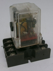 Gould H50-SL608 Socket w Potter & Brumfield KRPA-11DN-24 Relay Plug-In #722Z1