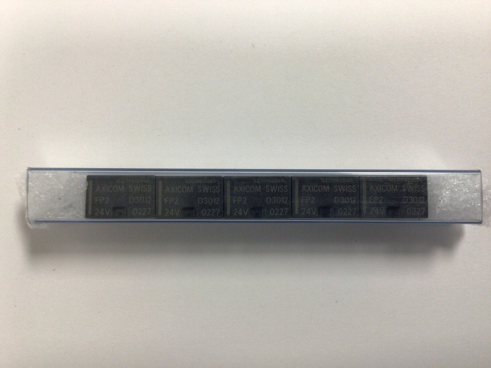 5 Piece Axicom Swiss D3012 FP2 24V Through Hole Relay