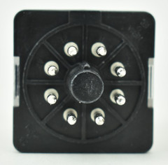 Dayton 1EGY6A DPDT Octal Plug-In Relay 24VDC Coil 10A 8-Pin LED Test Button