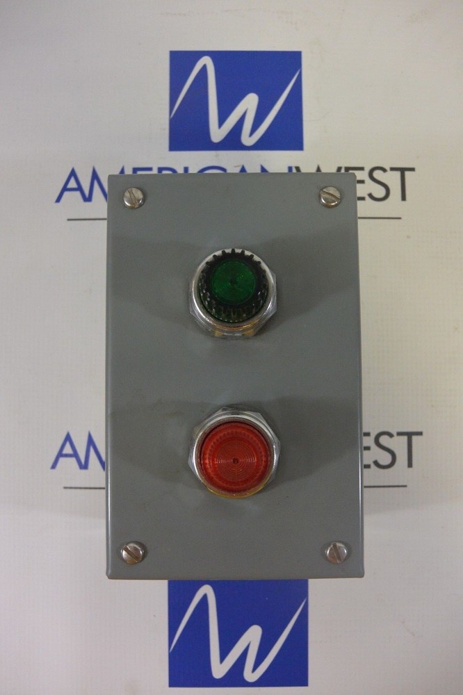Square D 9001KYAF2 w/ 2 PUSH BUTTON/ PILOT LIGHTS – NEW