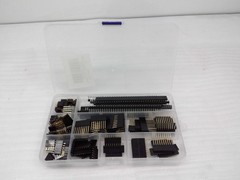 Glarks 112Pcs 2.54mm Male and Female Pin Connector Assortment Kit, 100pcs Sta…