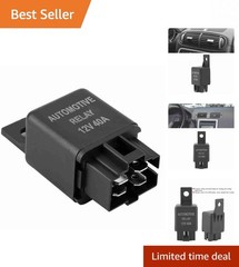 Heavy Duty 12V 40A Switching Fan Relay for Reliable Vehicle Cooling Performance