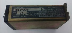 ALLEN BRADLEY, 1611-A21, SER. B, CONTROL RELAY, 24VDC, 120VAC, 30A MAKE, 3A