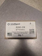 Intelligent Lighting Controls. R20D-EM Remote 20A Emergency Bypass Relay 0-10V