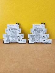 NEW 700-TBR24 Allen Bradley Relay w/ AB 700-HLT1Z Ser A Relay Socket (lot of 2)