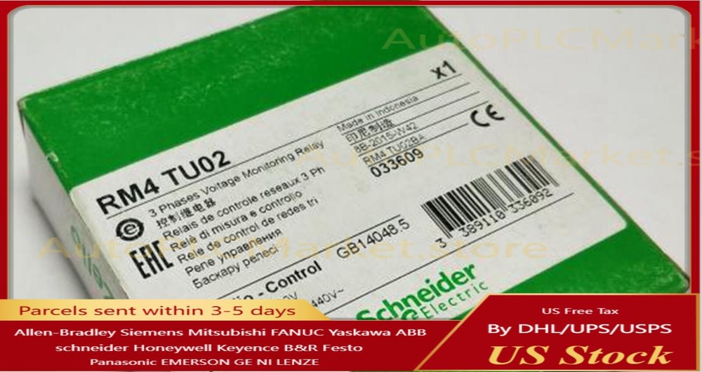 NEW SCHNEIDER RM4TU02 3-phase Control Relay Voltage Monitoring Relay