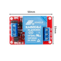 JESSINIE 3 Pack 24V Relay Module One Channel 30A with Optocoupler Isolation H…
