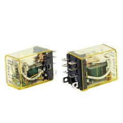 10PCS For Intermediate Relay 10A 240VAC 8Pins DPDT RH2B-UL DC24V 24VDC