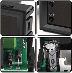 UMLIFE 2PCS Temperature Controller -50 to 110 Celsius (-58 to 230 F) DC 12V P…